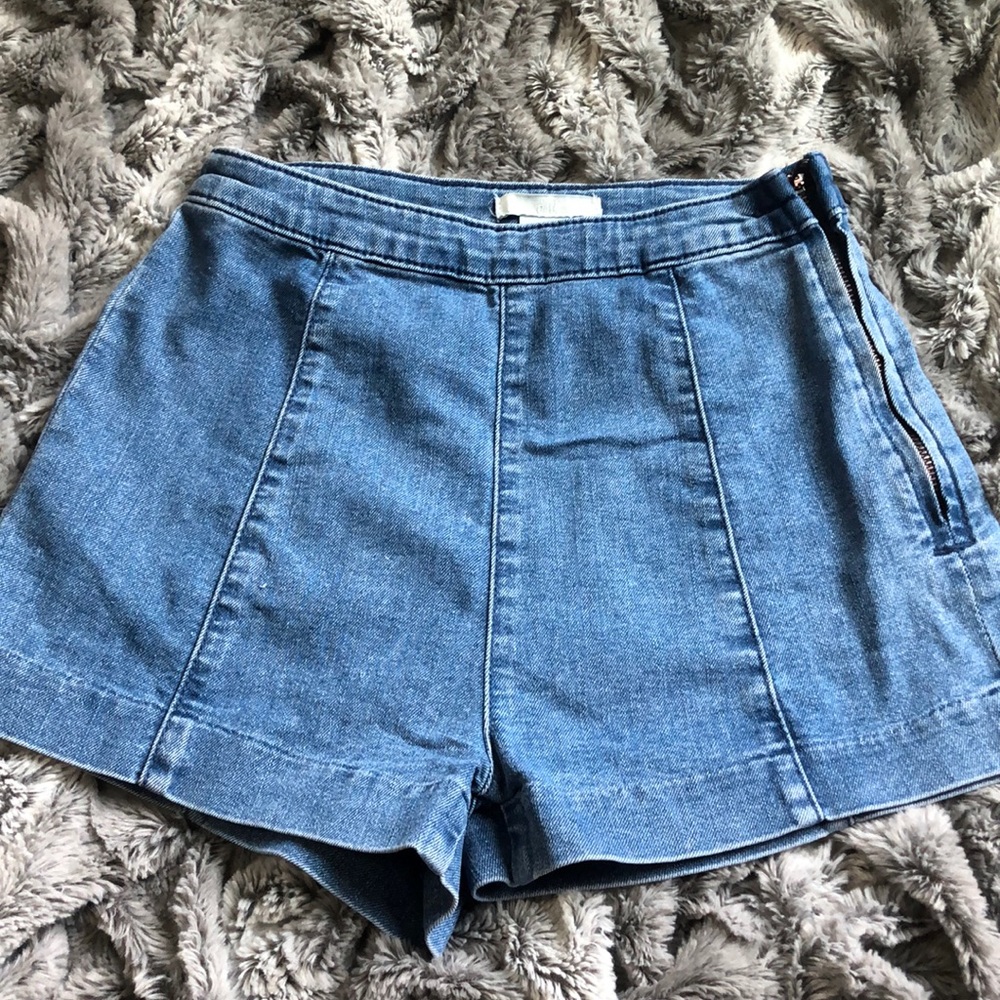 High waisted shorts